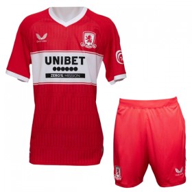 Middlesbrough Domácí 2025-26 - Dětské Fotbalové Dresy (S/S)